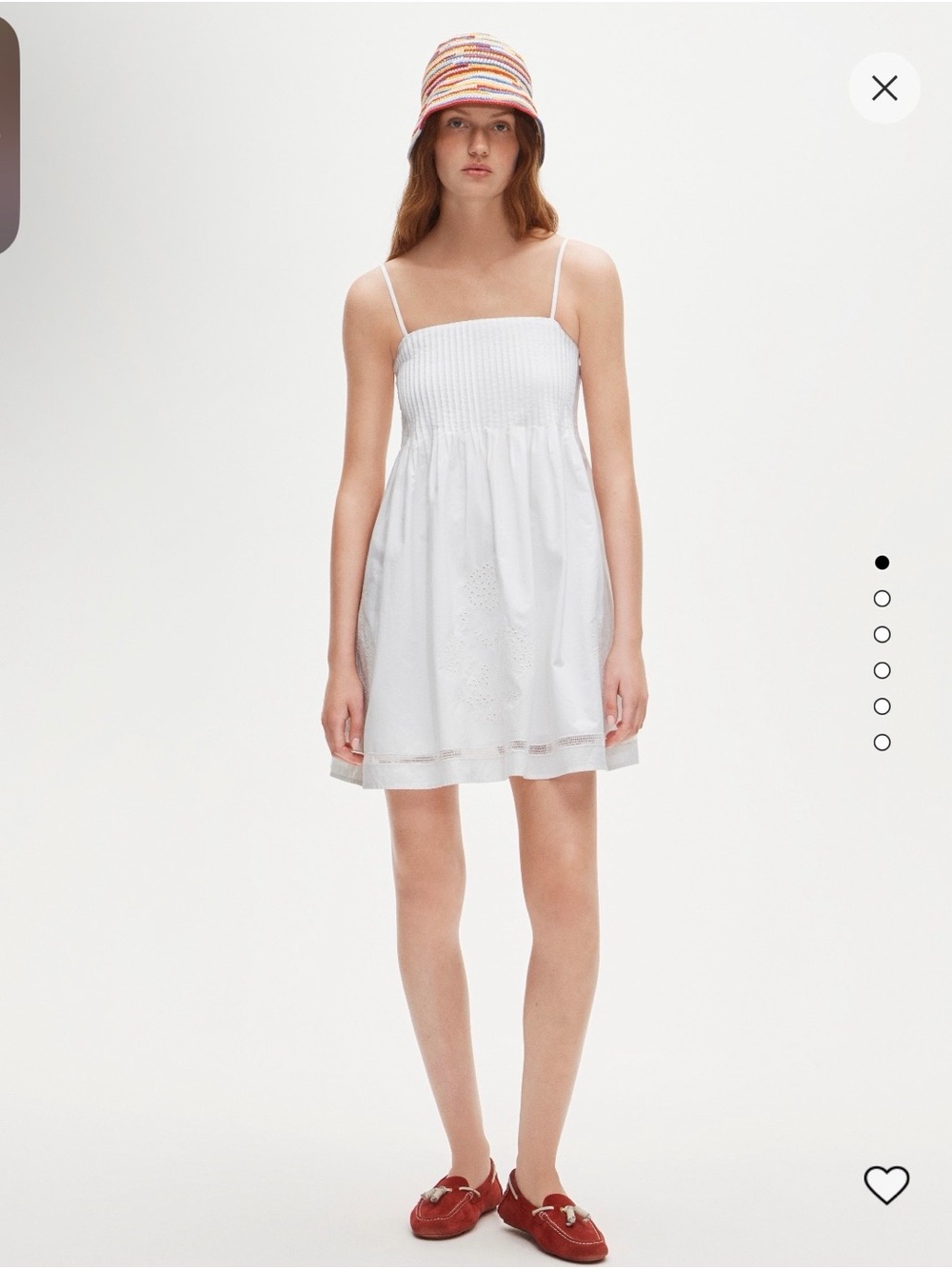 NWT Jcrew pintuck Mini dress in cotton poplin size medium